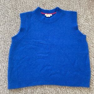 Blue Knit Sweatervest